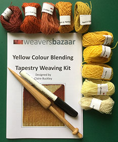 Blended Tapestry Weaving Kit (without frame) Blended Tapestry Weaving Kit (without frame)