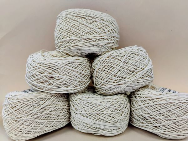Liina 9 Undyed Cotton Warp - 25g Balls Liina 9 Undyed Cotton Warp - 25g Balls