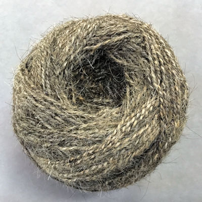 Goat Hair Yarn - Grey - Fine